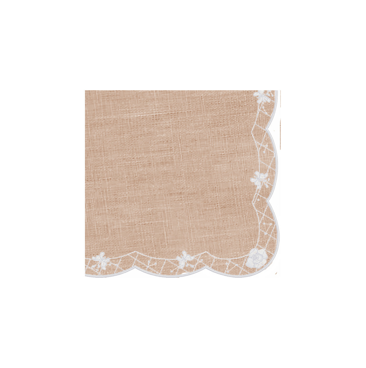 Napkin Florentine Light Cappuccino