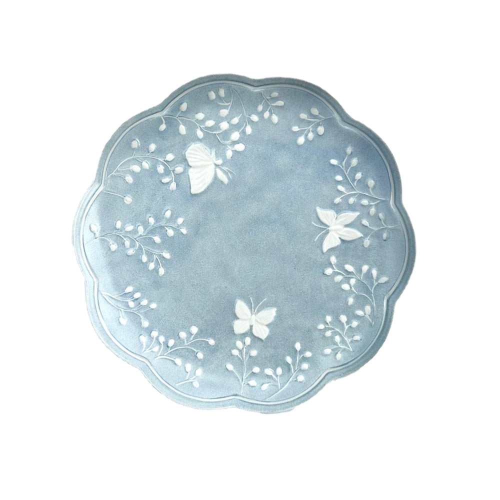 Salad Plate Florentine -Periwinckle