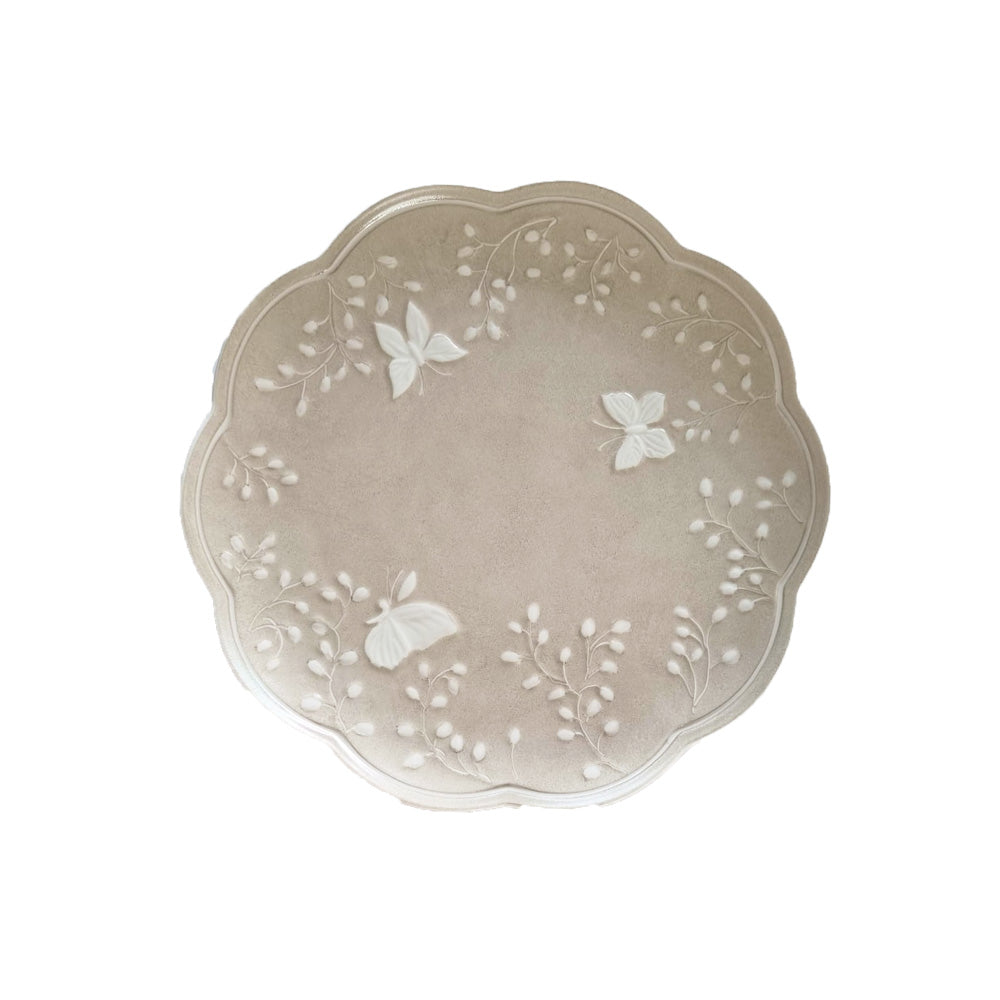 Salad Plate Florentine Light Cappuccino