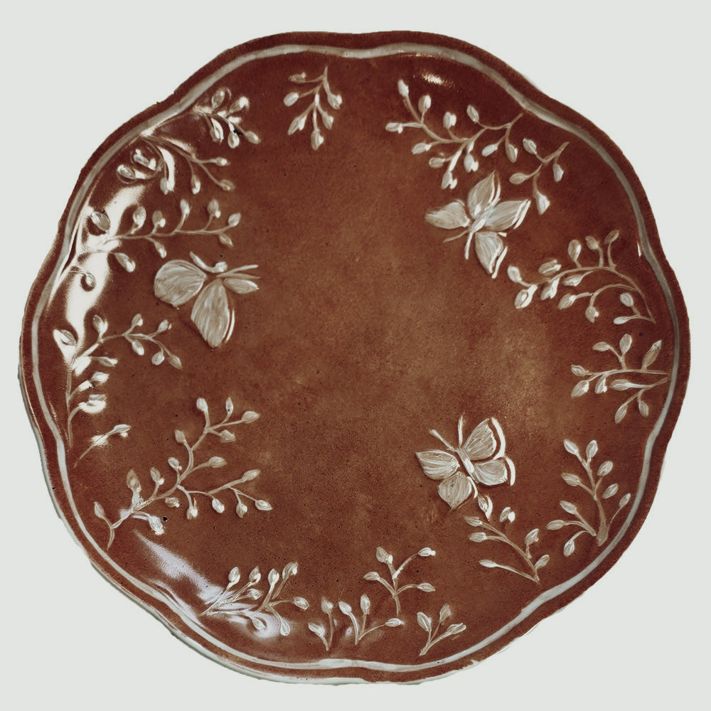 Dinner plate Florentine Brown