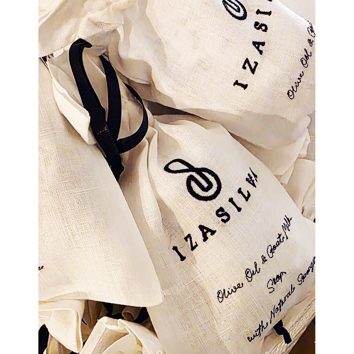 Iza Silva -Natural Sponge Soap- Olive oil and Goat Milk