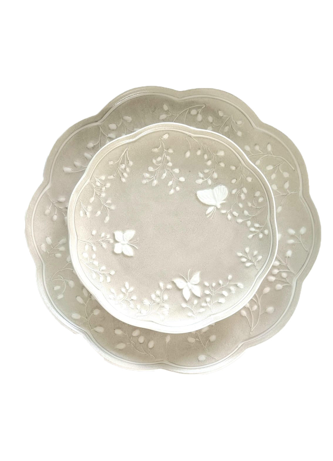 Hand Painted Porcelain Plates -Florentine Collection -Dessert Plates