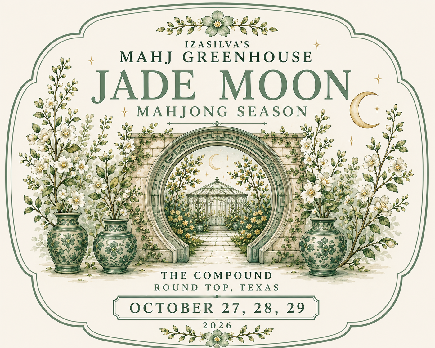 Jade Moon Season-Open Game Day -October 27th-Powered by Bam Bird Boutique