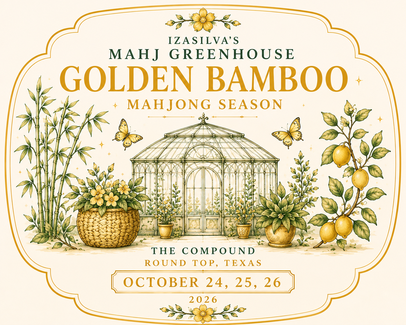 Golden Bamboo-Beginner's Tutorial day-October 25th
