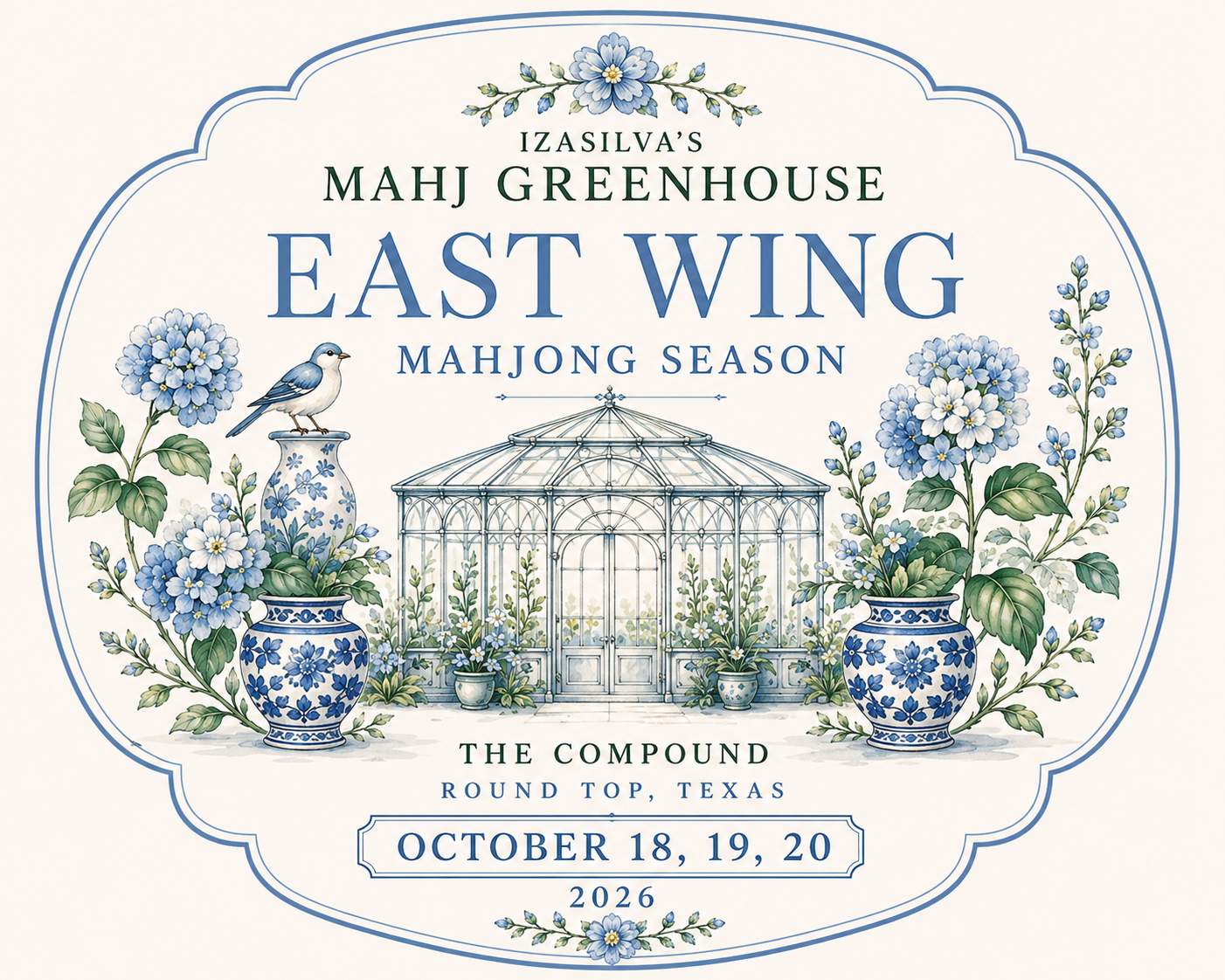 East Wing Season -Beginner's Tutorial Day -October 19th-Powered by The Woodlands Mahjong Society