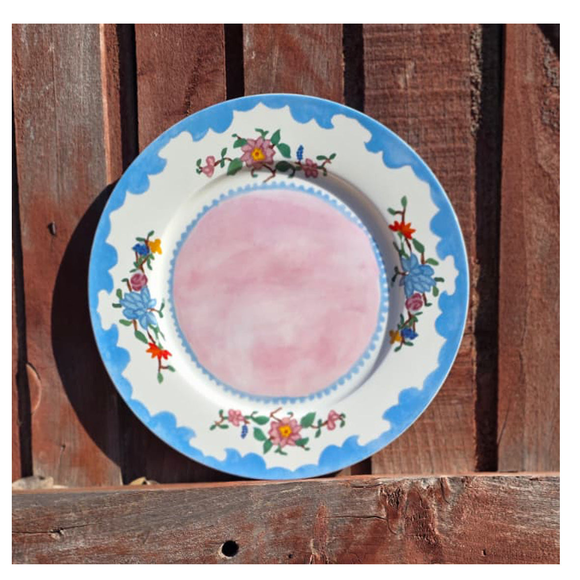 Dinner in the Hayfield Dinner Plates-Set of 4