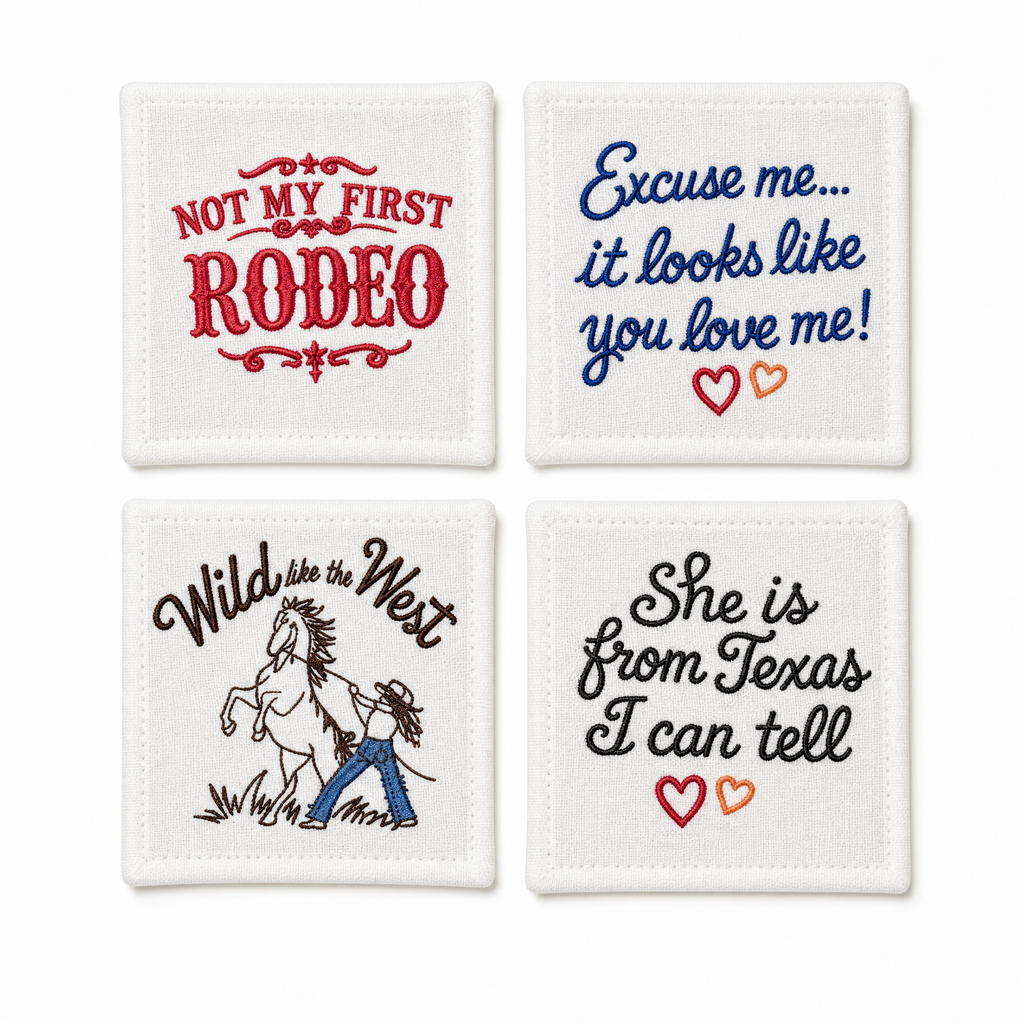 Western Coaster Set of 4