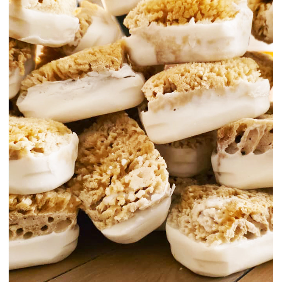 Iza Silva -Natural Sponge Soap- Olive oil and Goat Milk