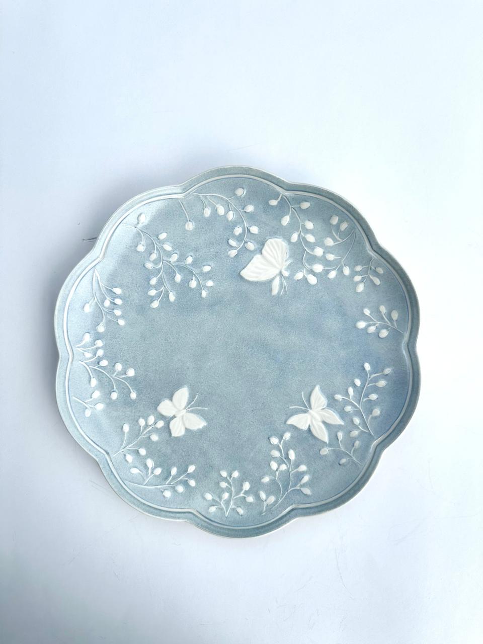 Hand Painted Porcelain Plates -Florentine Collection -Dessert Plates